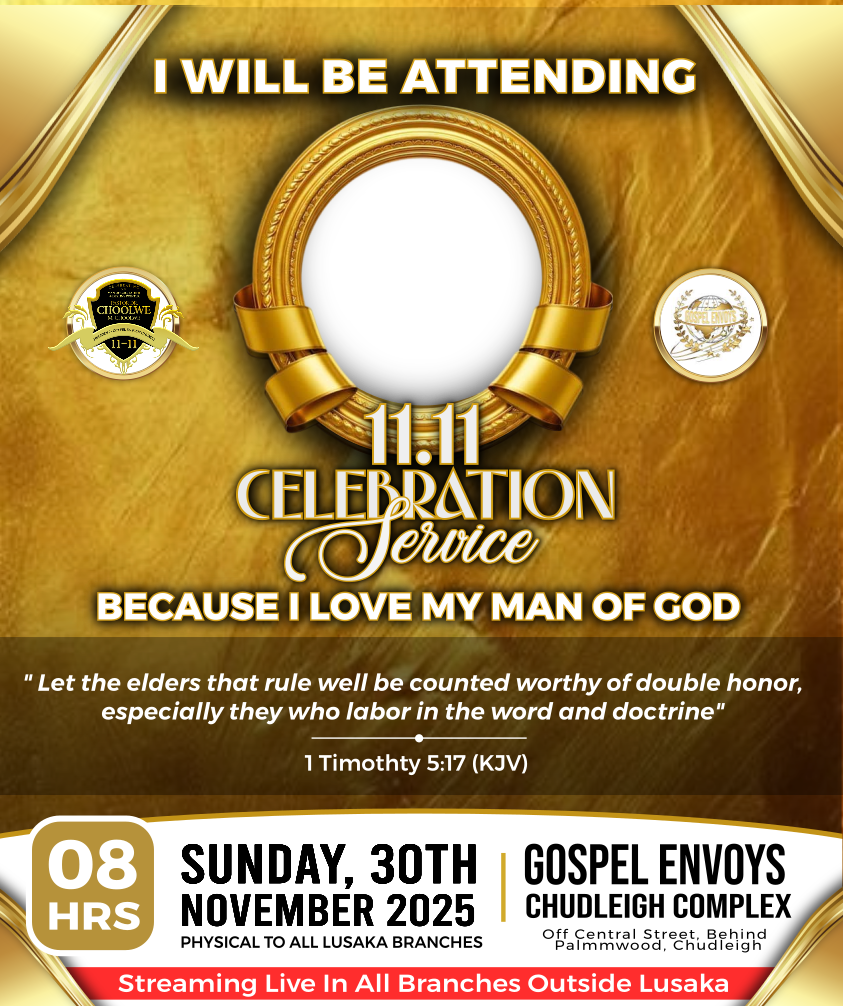 I AM ATTENDING THE 11.11 CELEBRATION SERVICE